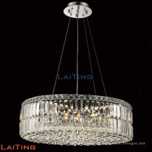 Modern hangling kit lustre de cristal luz pingente para teto inclinado 71042